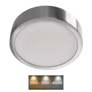 Светодиодный потолочный светильник NEXXO LED/12,5W/230V 3000/3500/4000K диаметр 17 см матовый хром