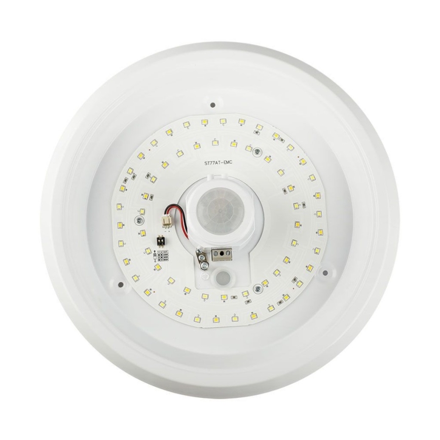 Светодиодный потолочный светильник с датчиком SAMSUNG CHIP LED/12W/230V 3000/4000/6000K диаметр 29 см белый