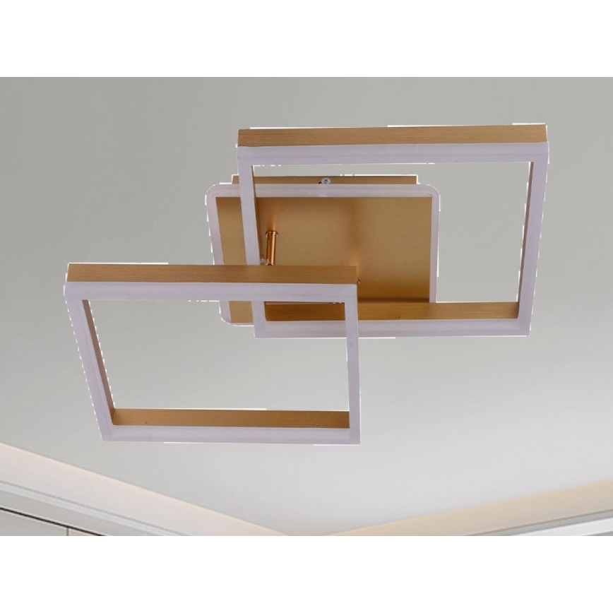 Светодиодный потолочный светильник с диммером LED/80W/230V 3000-6500K + пульт дистанционного управления