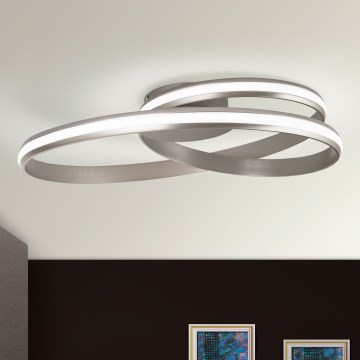 Светодиодный потолочный светильник с регулированием яркости CIRCUS LED/30W/230V серебристый
