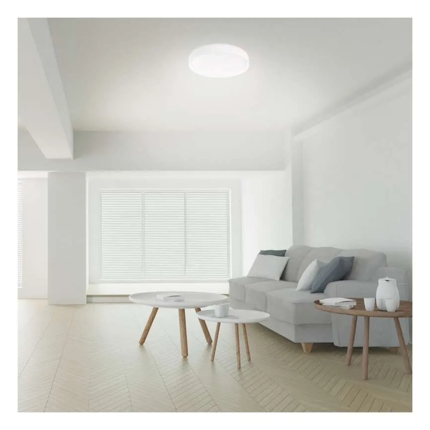 Светодиодный потолочный светильник с регулированием яркости GoSmart LED/45W/230V диаметр 50 см 2700-6500K Wi-Fi Tuya + дистанционное управление
