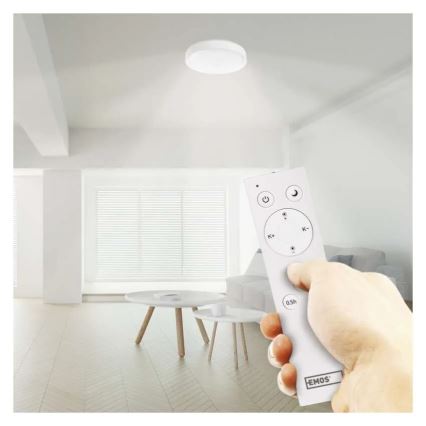 Светодиодный потолочный светильник с регулированием яркости GoSmart LED/45W/230V диаметр 50 см 2700-6500K Wi-Fi Tuya + дистанционное управление