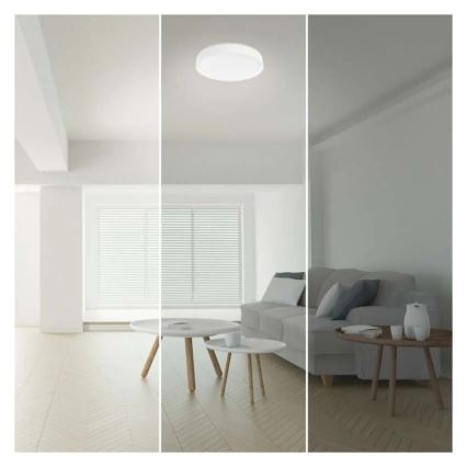 Светодиодный потолочный светильник с регулированием яркости GoSmart LED/45W/230V диаметр 50 см 2700-6500K Wi-Fi Tuya + дистанционное управление
