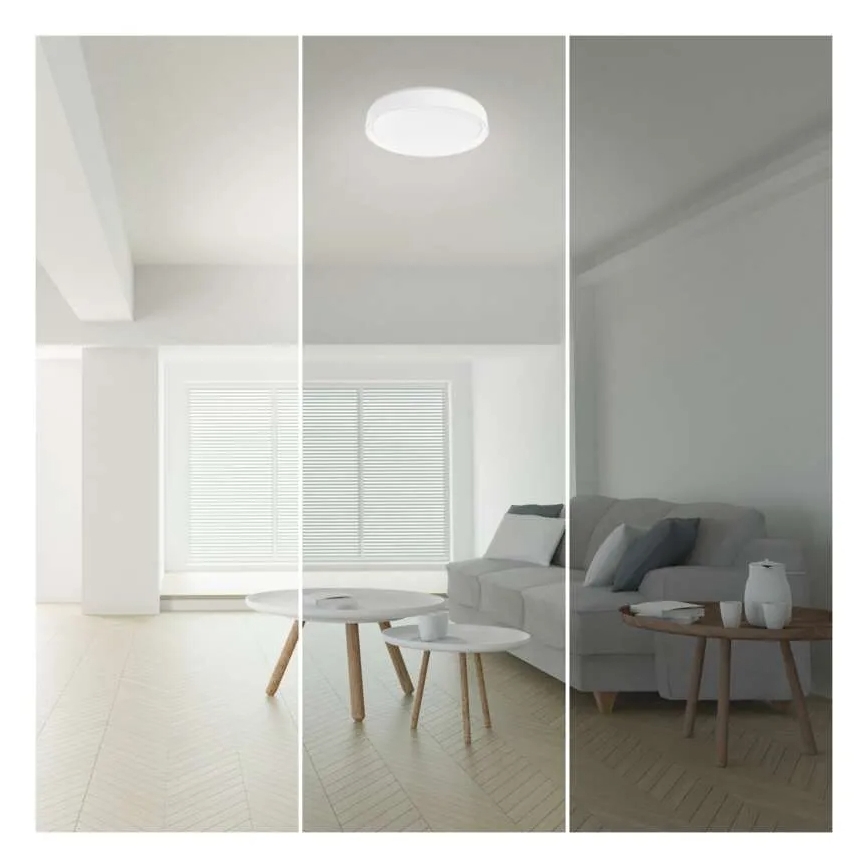 Светодиодный потолочный светильник с регулированием яркости GoSmart LED/45W/230V диаметр 50 см 2700-6500K Wi-Fi Tuya + дистанционное управление