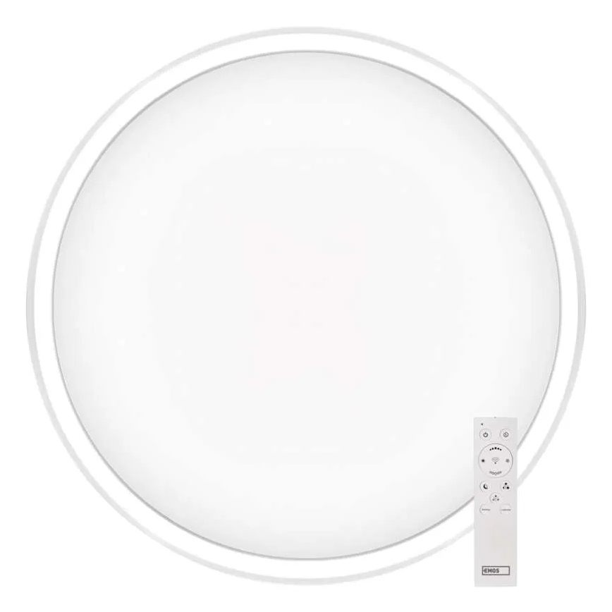 Светодиодный потолочный светильник с регулированием яркости GoSmart LED/45W/230V диаметр 50 см 2700-6500K Wi-Fi Tuya + дистанционное управление
