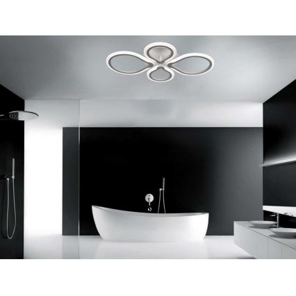 Светодиодный потолочный светильник с регулированием яркости TRIESTE 1xLED/52W/230V + дистанционное управление