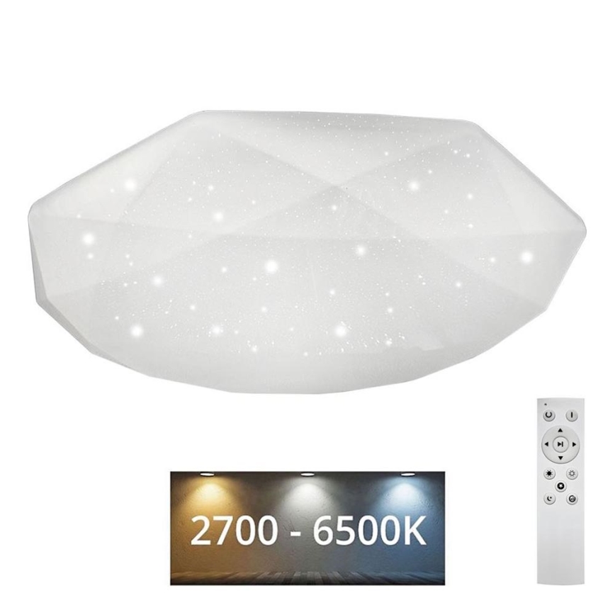 Светодиодный потолочный светильник с регулированием яркости INDUS LED/60W/230V 2700-6500K диаметр 58 см + дистанционное управление