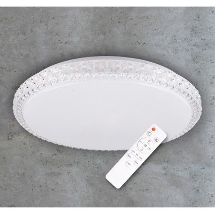 Светодиодный потолочный светильник с регулированием яркости IRINA LED/48W/230V с дистанционным управлением