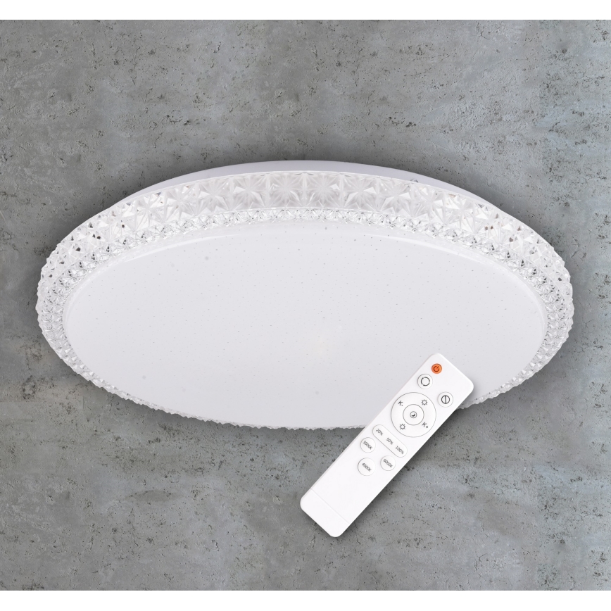 Светодиодный потолочный светильник с регулированием яркости IRINA LED/48W/230V с дистанционным управлением