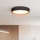 Светодиодный потолочный светильник с регулированием яркости LARIOS LED/48W/230V 3000-6500K диаметр 39 см черный + дистанционное управление