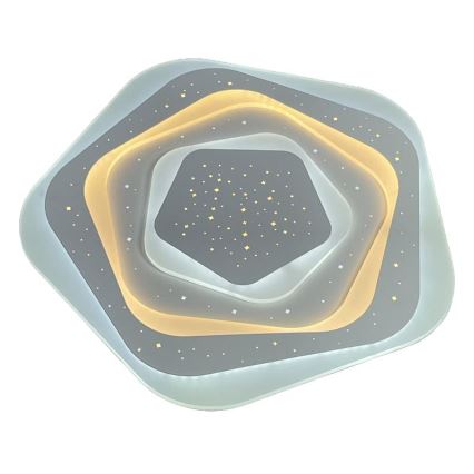 Светодиодный потолочный светильник с регулированием яркости LED/105W/230V 3000-6500K + дистанционное управление