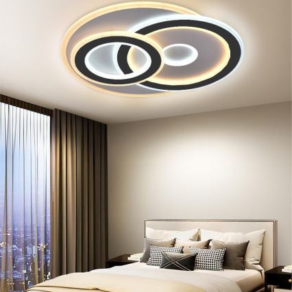 Светодиодный потолочный светильник с регулированием яркости LED/105W/230V 3000-6500K + дистанционное управление