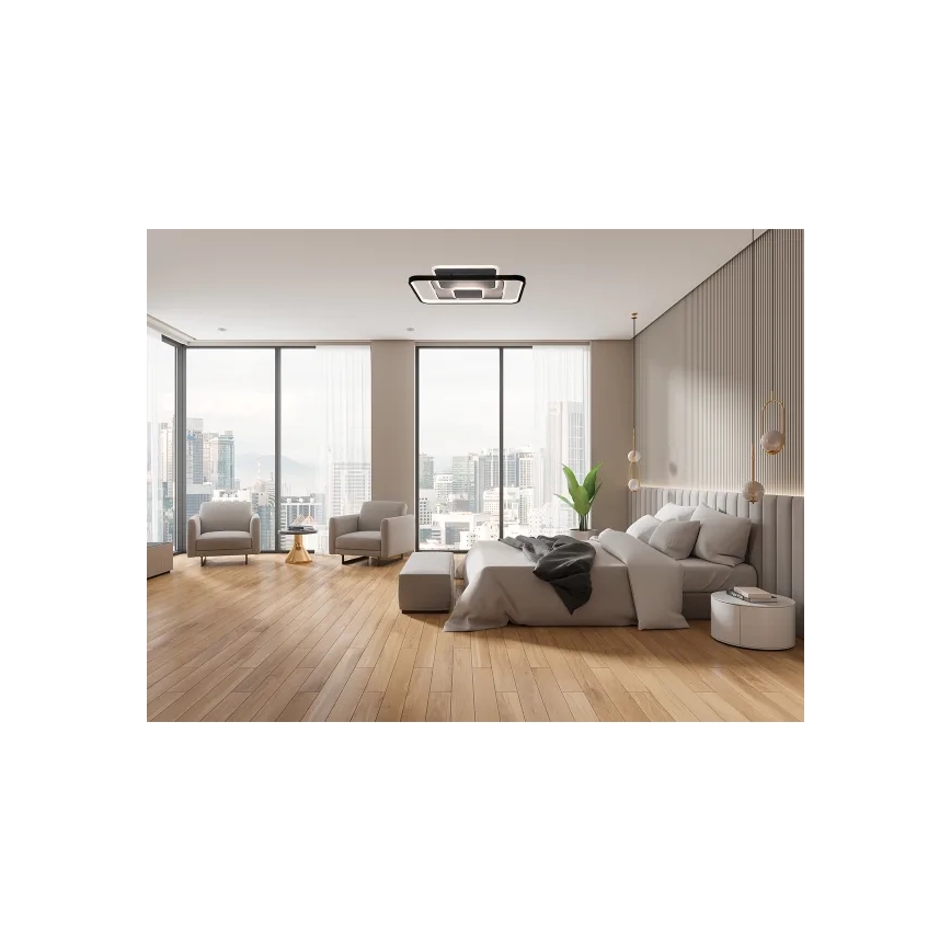 Светодиодный потолочный светильник с регулированием яркости LED/110W/230V 3000-6500K белый + дистанционное управление