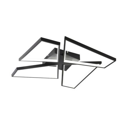 Светодиодный потолочный светильник с регулированием яркости LED/115W/230V 3000-6500K черный + дистанционное управление