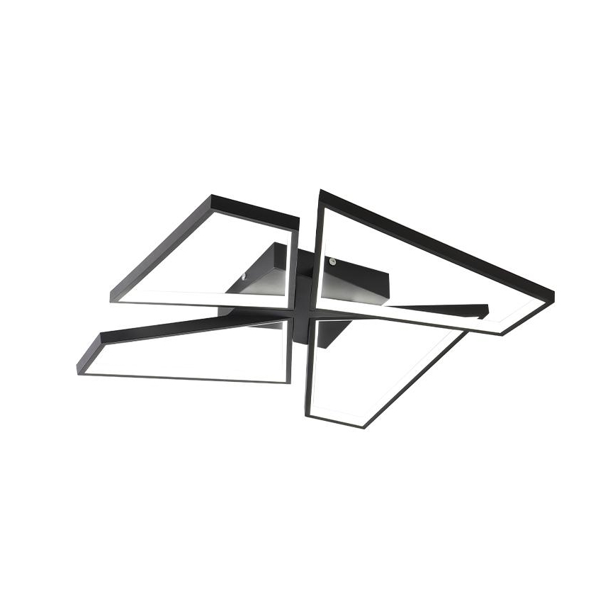 Светодиодный потолочный светильник с регулированием яркости LED/115W/230V 3000-6500K черный + дистанционное управление