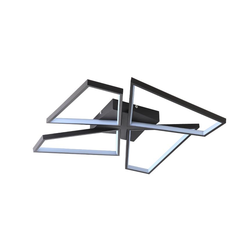 Светодиодный потолочный светильник с регулированием яркости LED/115W/230V 3000-6500K черный + дистанционное управление