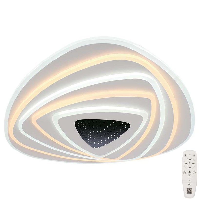 Светодиодный потолочный светильник с регулированием яркости LED/120W/230V 3000-6500K + дистанционное управление