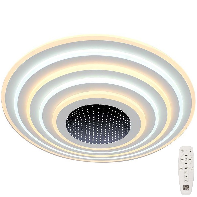 Светодиодный потолочный светильник с регулированием яркости LED/125W/230V 3000-6500K + дистанционное управление
