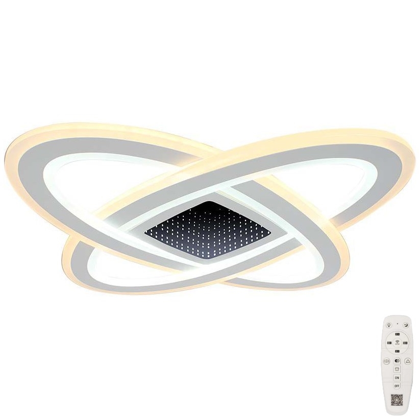 Светодиодный потолочный светильник с регулированием яркости LED/130W/230V 3000-6500K + дистанционное управление