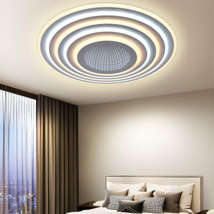 Светодиодный потолочный светильник с регулированием яркости LED/140W/230V 3000-6500K + дистанционное управление
