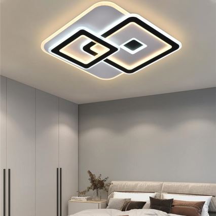 Светодиодный потолочный светильник с регулированием яркости LED/145W/230V 3000-6500K + дистанционное управление