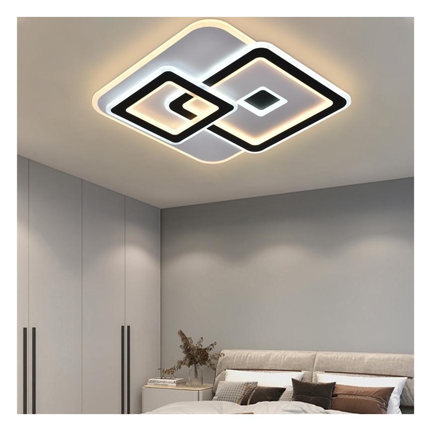 Светодиодный потолочный светильник с регулированием яркости LED/145W/230V 3000-6500K + дистанционное управление