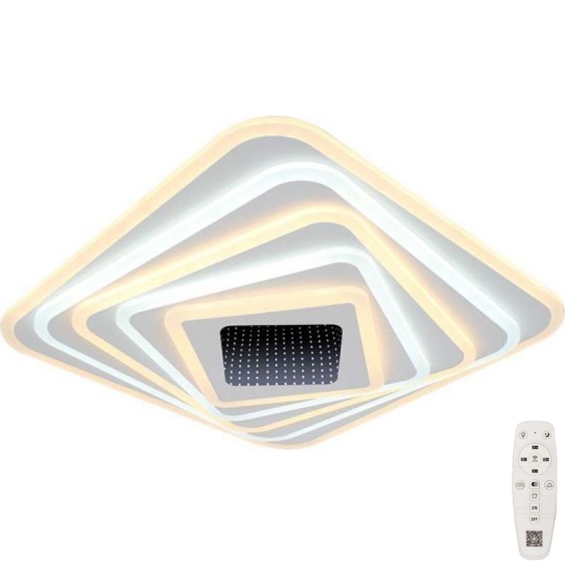 Светодиодный потолочный светильник с регулированием яркости LED/150W/230V 3000-6500K + дистанционное управление