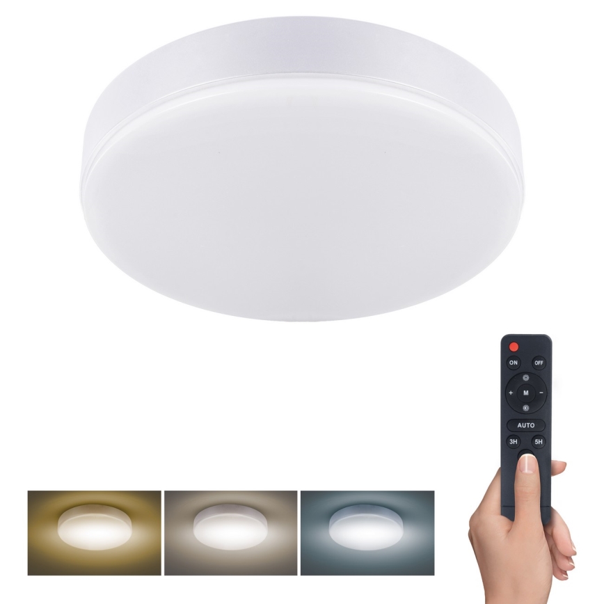 Светодиодный потолочный светильник с регулированием яркости LED/36W/230V 3000-6000K + дистанционное управление