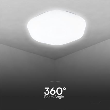 Светодиодный потолочный светильник с регулированием яркости LED/40W/230V 3000-6500K 40 см белый + дистанционное управление