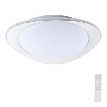 Светодиодный потолочный светильник с регулированием яркости LED/40W/230V 3000-6500K 45 см белый + дистанционное управление