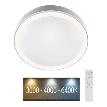 Светодиодный потолочный светильник с регулированием яркости LED/40W/230V 3000K/4000K/6500K + дистанционное управление