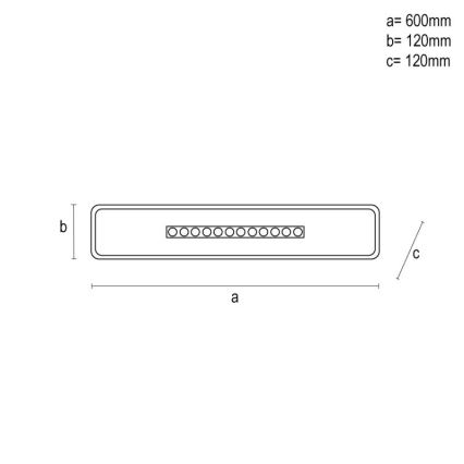 Светодиодный потолочный светильник с регулированием яркости LED/42W/230V 3000-6500K белый + дистанционное управление