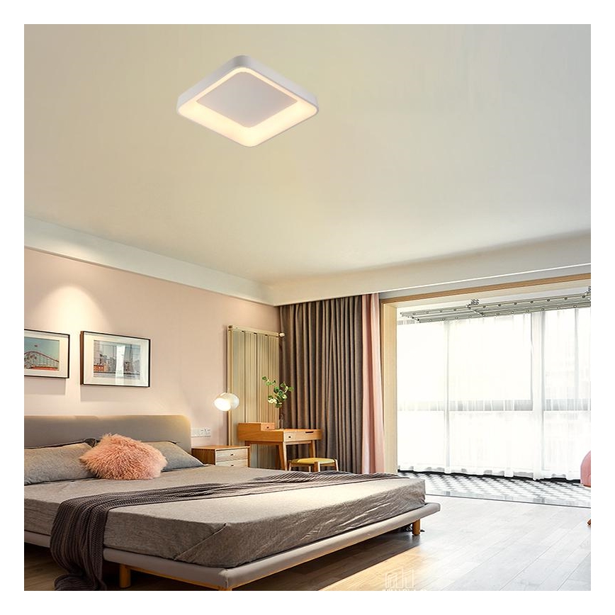 Светодиодный потолочный светильник с регулированием яркости LED/45W/230V 3000-6500K белый + дистанционное управление
