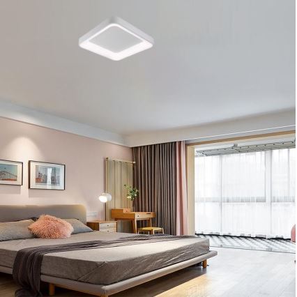 Светодиодный потолочный светильник с регулированием яркости LED/45W/230V 3000-6500K белый + дистанционное управление