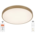 Светодиодный потолочный светильник с регулированием яркости LED/48W/230V 2700-6500K Wi-Fi Tuya + дистанционное управление