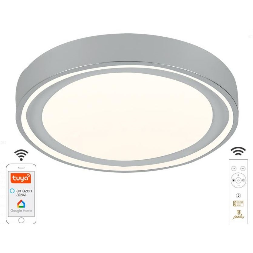 Светодиодный потолочный светильник с регулированием яркости LED/48W/230V 2700-6500K Wi-Fi Tuya + дистанционное управление