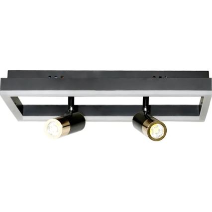 Светодиодный потолочный светильник с регулированием яркости LED/50W/230V 3000-6500K черный + дистанционное управление