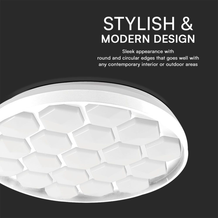Светодиодный потолочный светильник с регулированием яркости LED/60W/230V 3000/4000/6500K + дистанционное управление