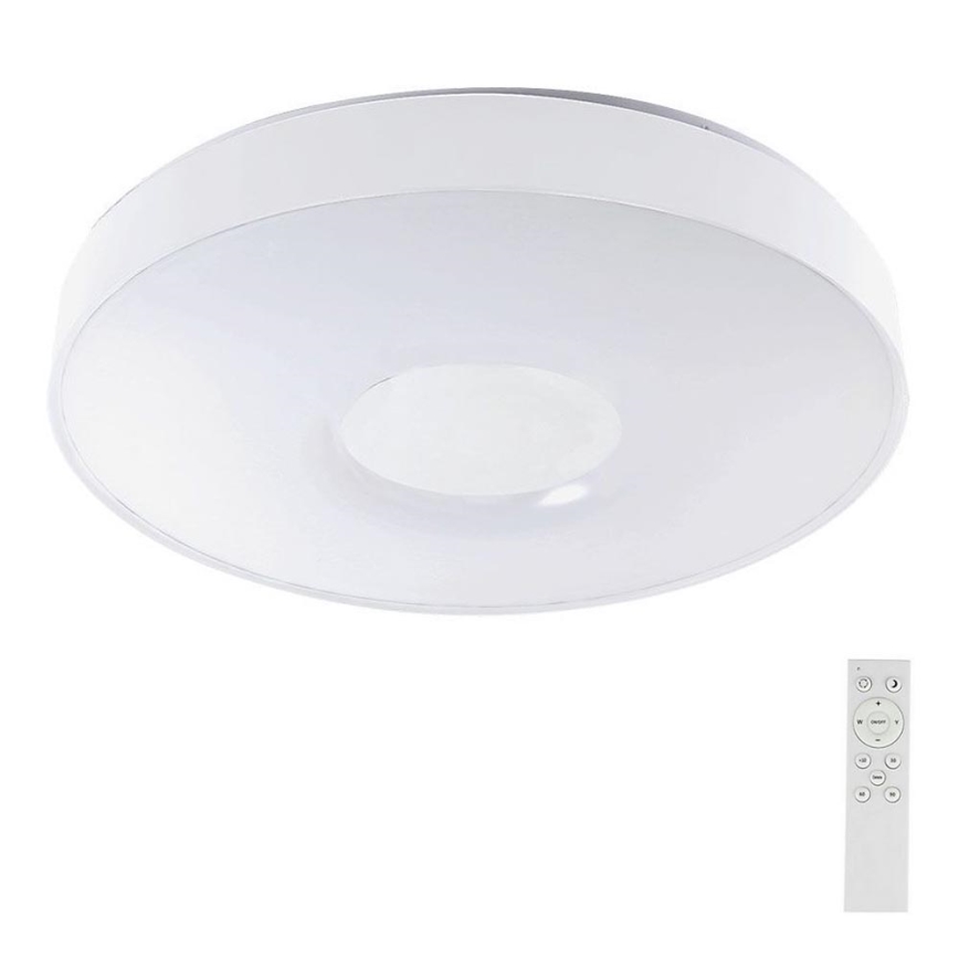 Светодиодный потолочный светильник с регулированием яркости LED/60W/230V 3000-6500K 49,5 см белый + дистанционное управление