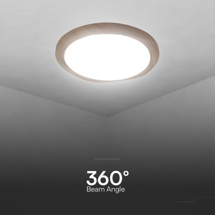 Светодиодный потолочный светильник с регулированием яркости LED/60W/230V 3000-6500K диаметр 49 см + дистанционное управление