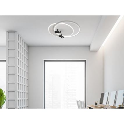 Светодиодный потолочный светильник с регулированием яркости LED/65W/230V 3000-6500K белый + дистанционное управление