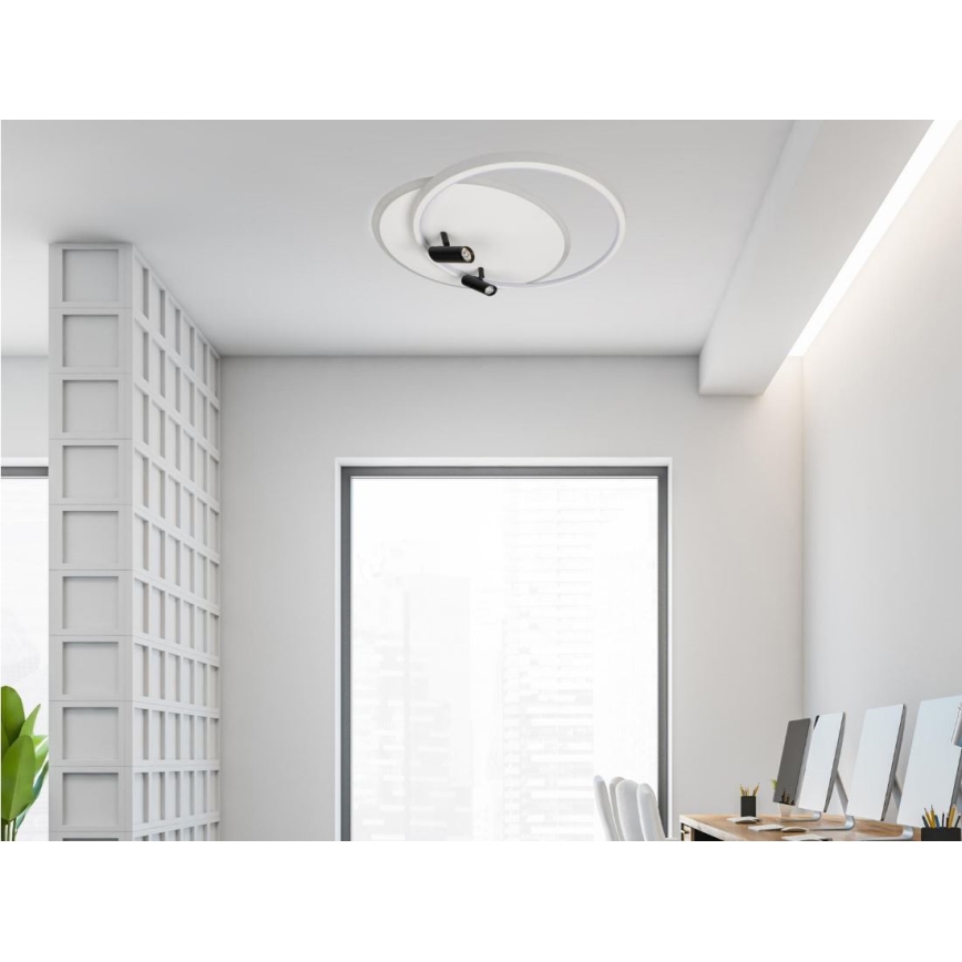 Светодиодный потолочный светильник с регулированием яркости LED/65W/230V 3000-6500K белый + дистанционное управление