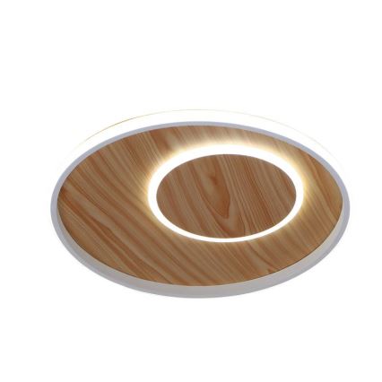 Светодиодный потолочный светильник с регулированием яркости LED/65W/230V 3000-6500K коричневый + дистанционное управление