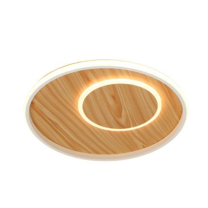 Светодиодный потолочный светильник с регулированием яркости LED/65W/230V 3000-6500K коричневый + дистанционное управление