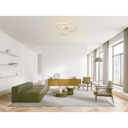 Светодиодный потолочный светильник с регулированием яркости LED/70W/230V 3000-6500K белый + дистанционное управление