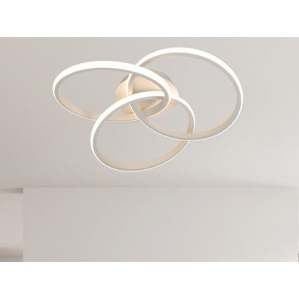 Светодиодный потолочный светильник с регулированием яркости LED/70W/230V 3000-6500K белый + дистанционное управление