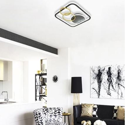 Светодиодный потолочный светильник с регулированием яркости LED/70W/230V 3000-6500K + дистанционное управление