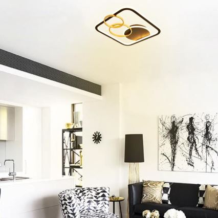 Светодиодный потолочный светильник с регулированием яркости LED/70W/230V 3000-6500K + дистанционное управление