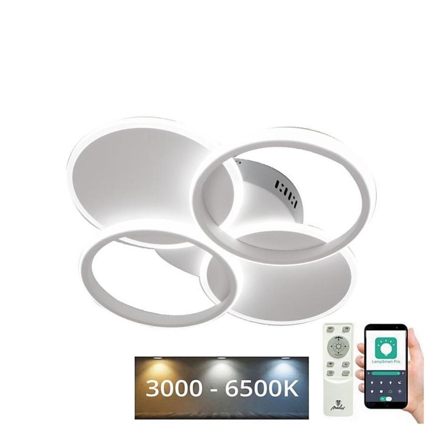 Светодиодный потолочный светильник с регулированием яркости LED/70W/230V 3000-6500K + дистанционное управление