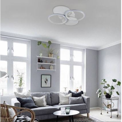 Светодиодный потолочный светильник с регулированием яркости LED/70W/230V 3000-6500K + дистанционное управление